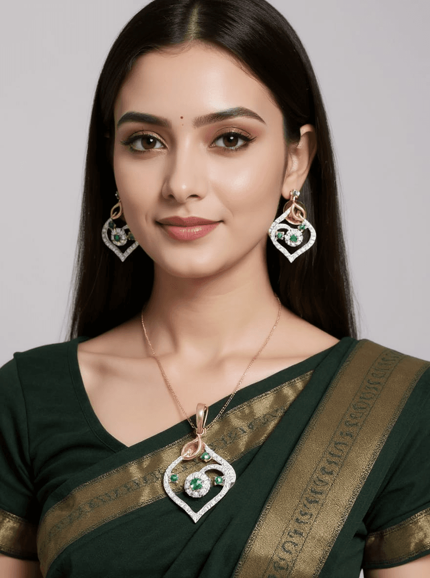 Gold D Pendant