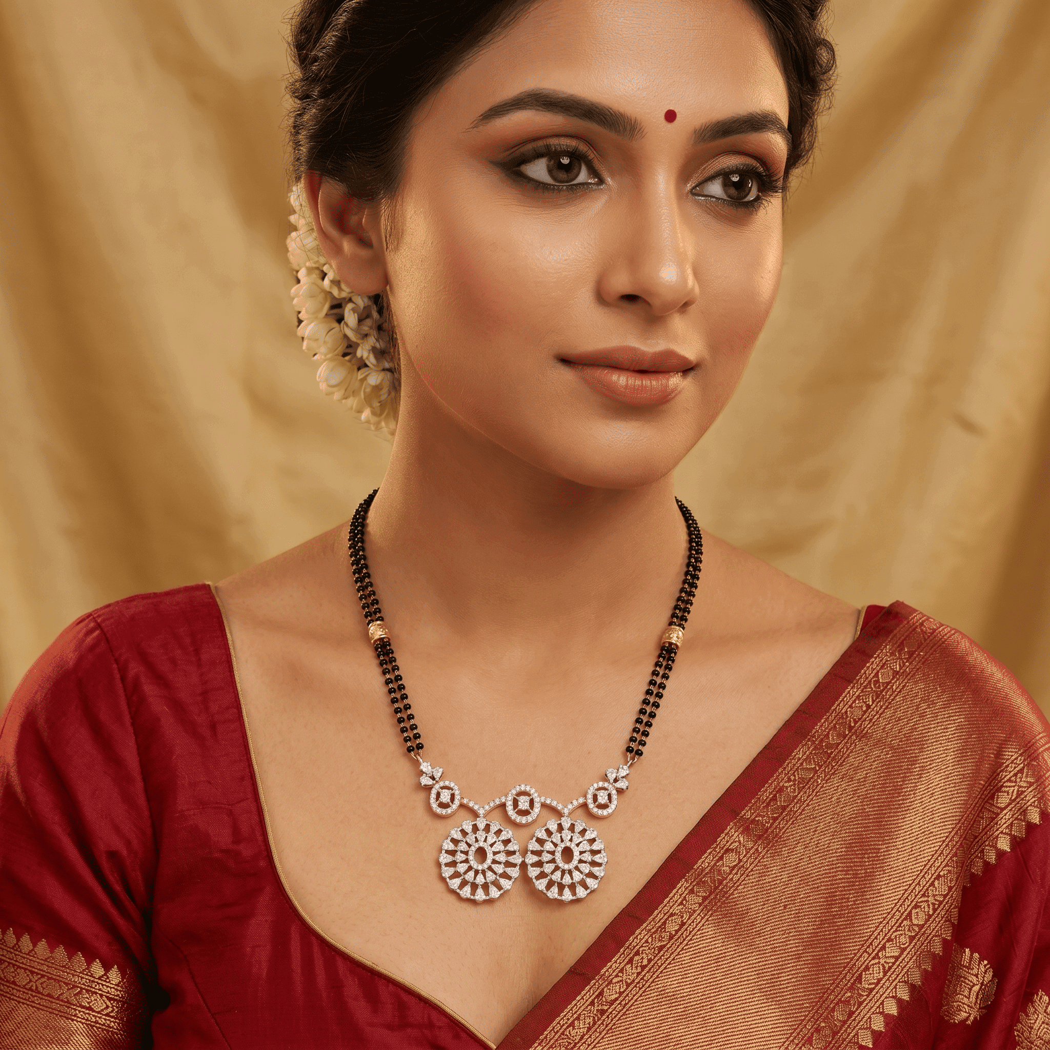Gold D Pendant
