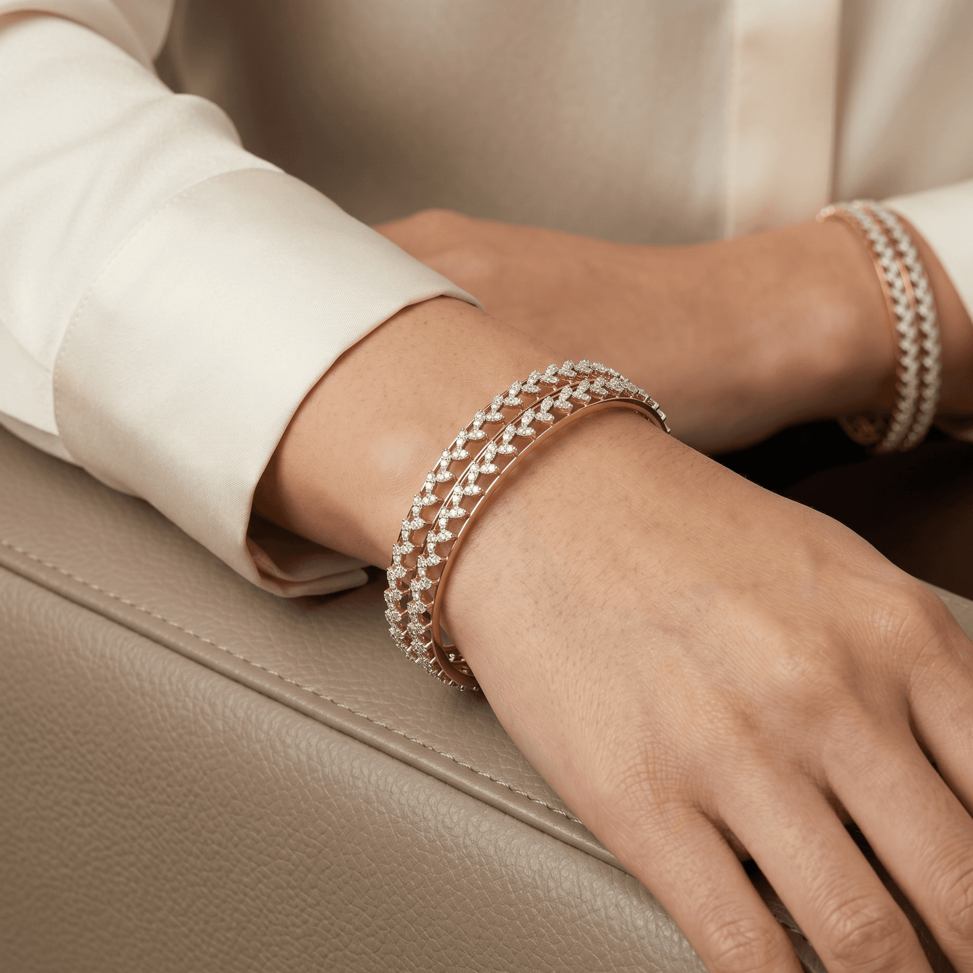 Diamond Bangles