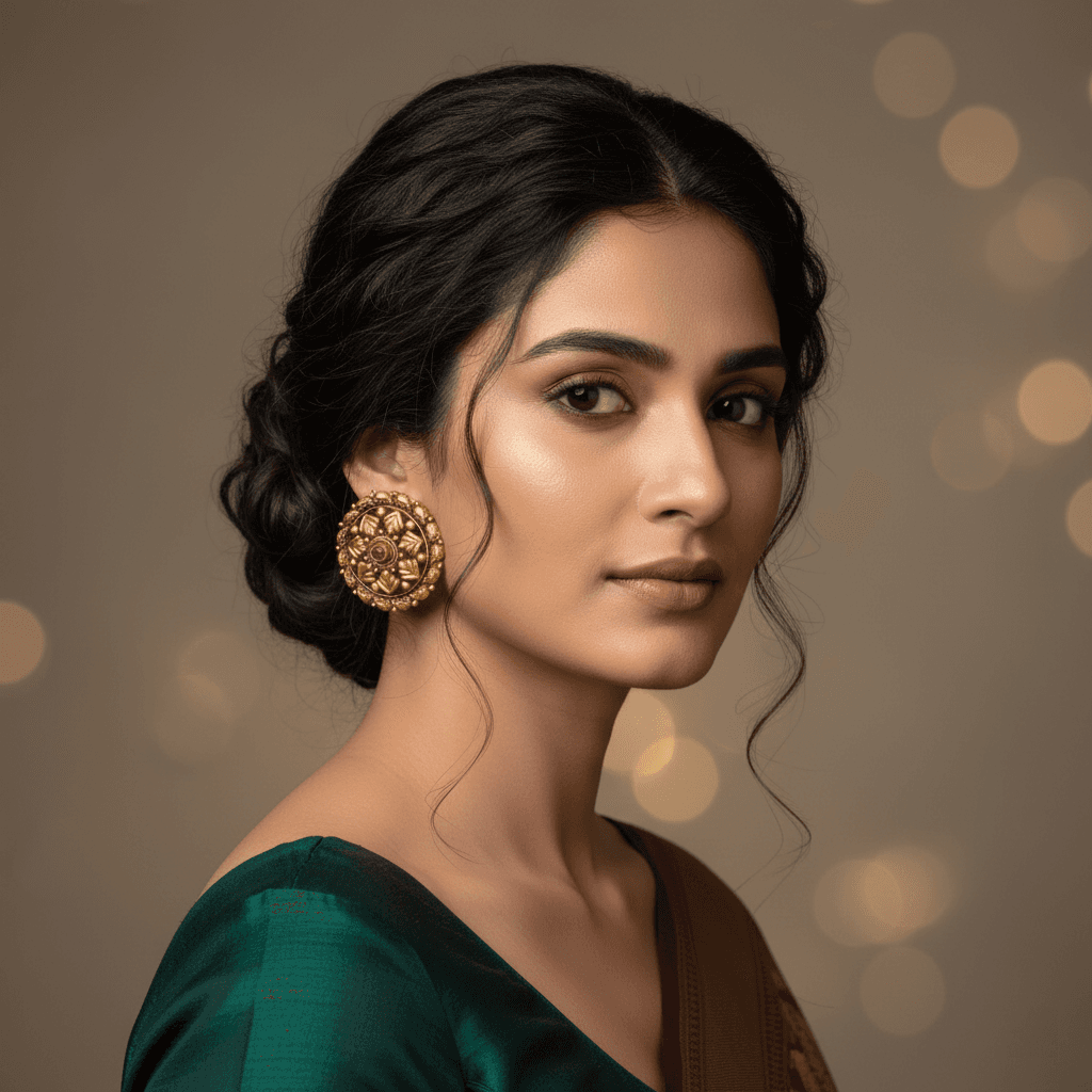 Antique Gold Earrings