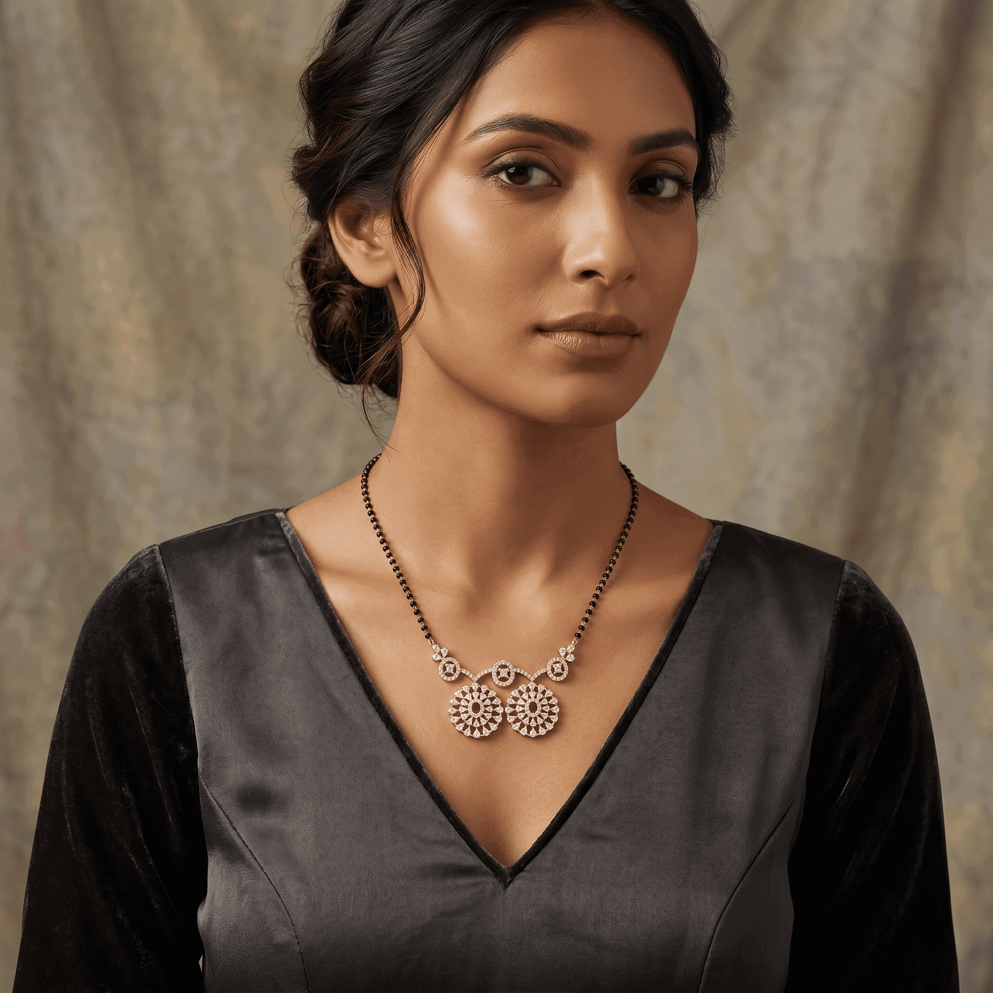 Gold D Pendant