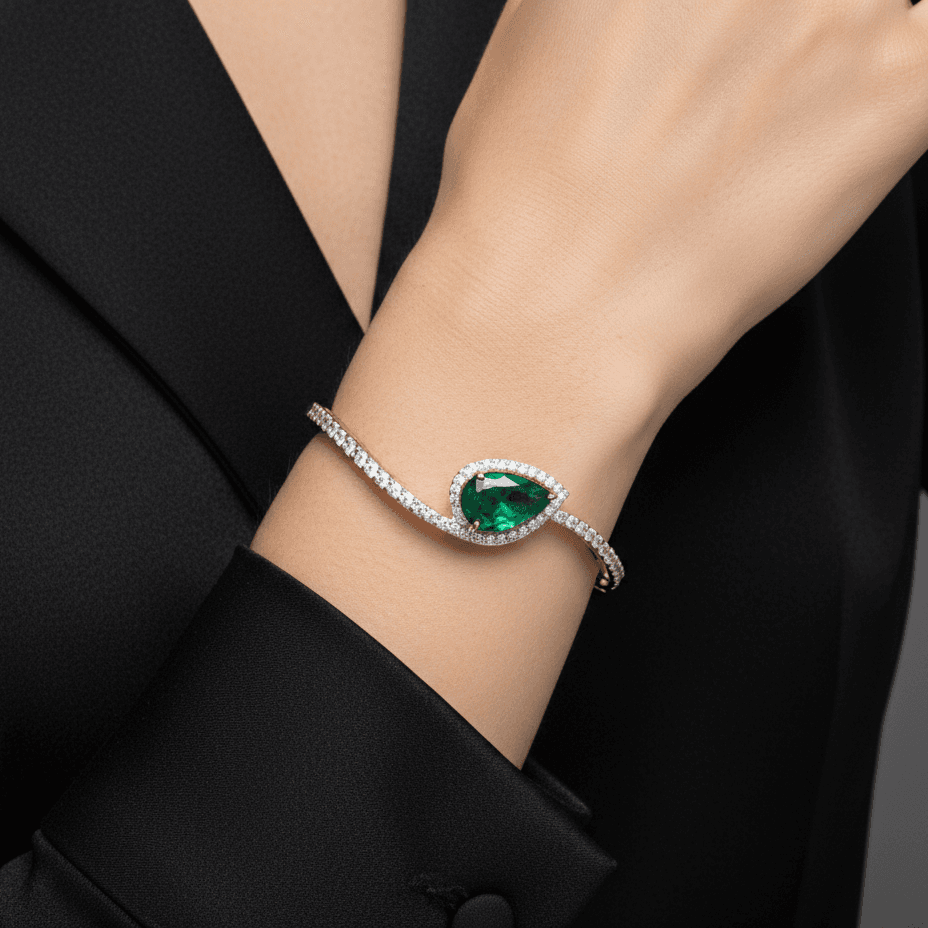 Gold D Bracelet