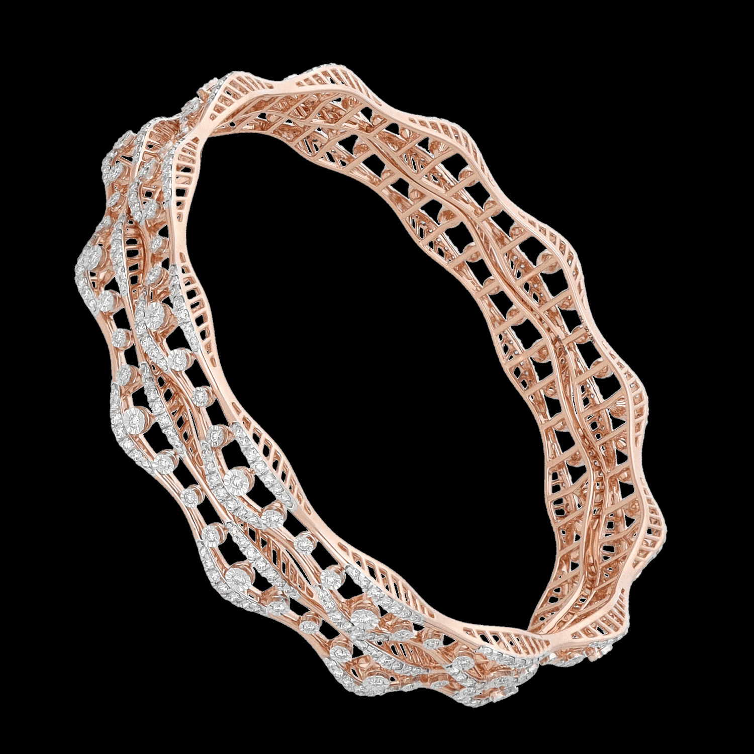 Diamond Bangles