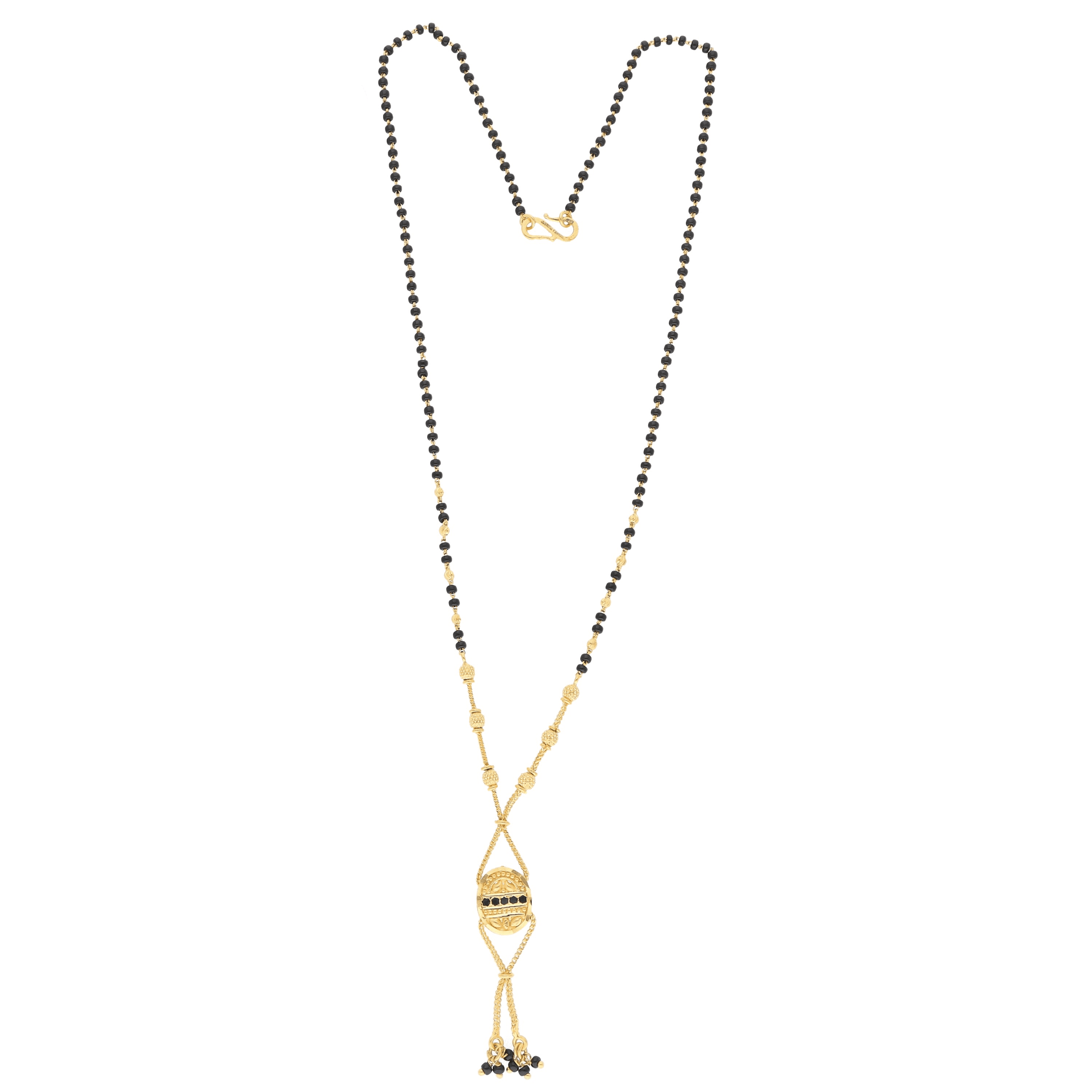Short Black Bead Mangalsutra
