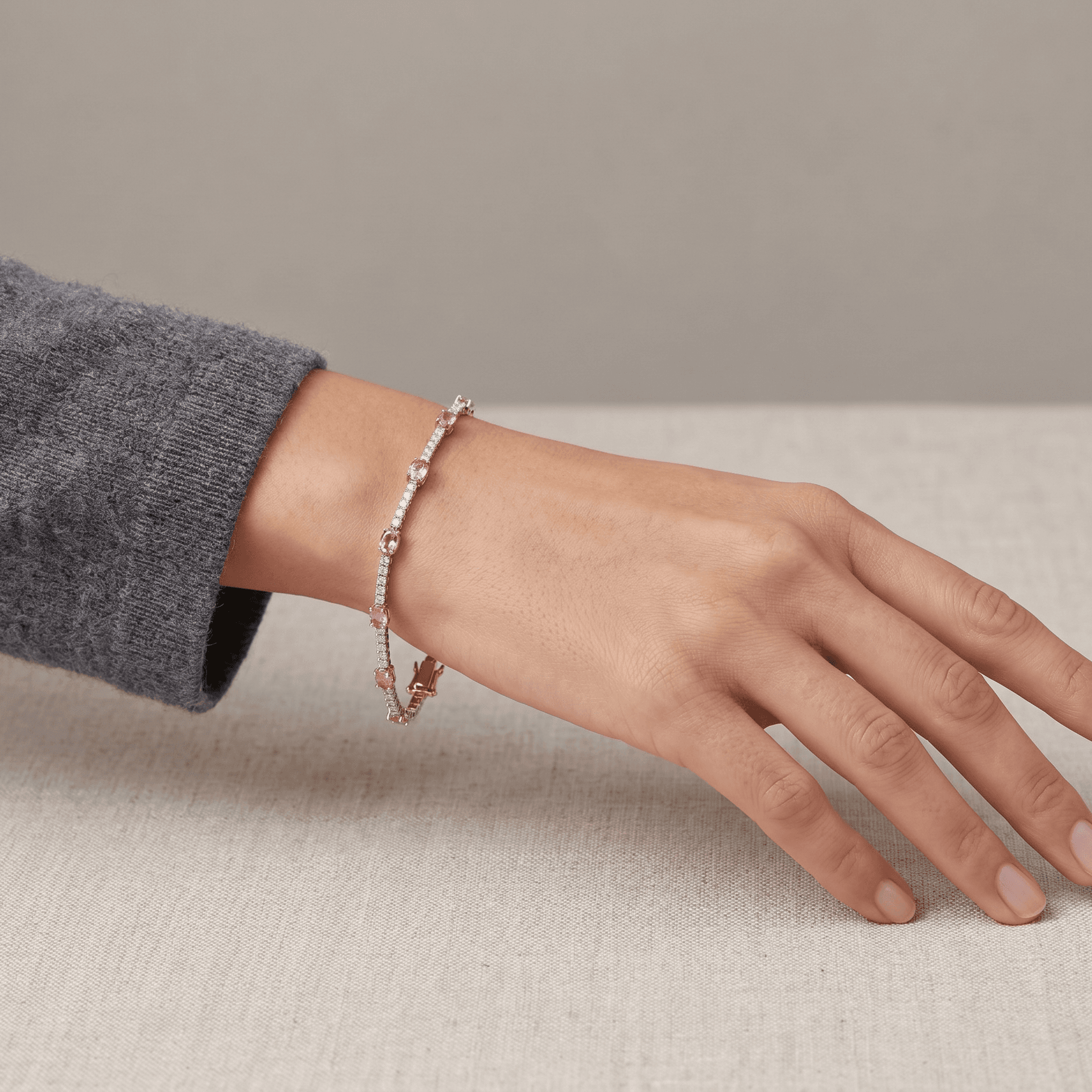 Gold D Bracelet