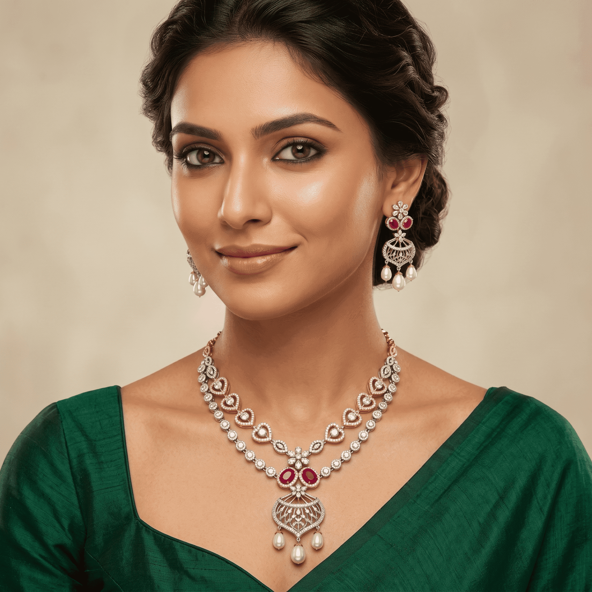 Gold D Necklace