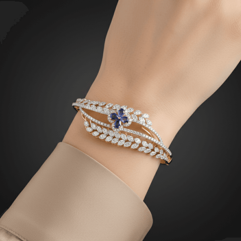 Gold D Bracelet
