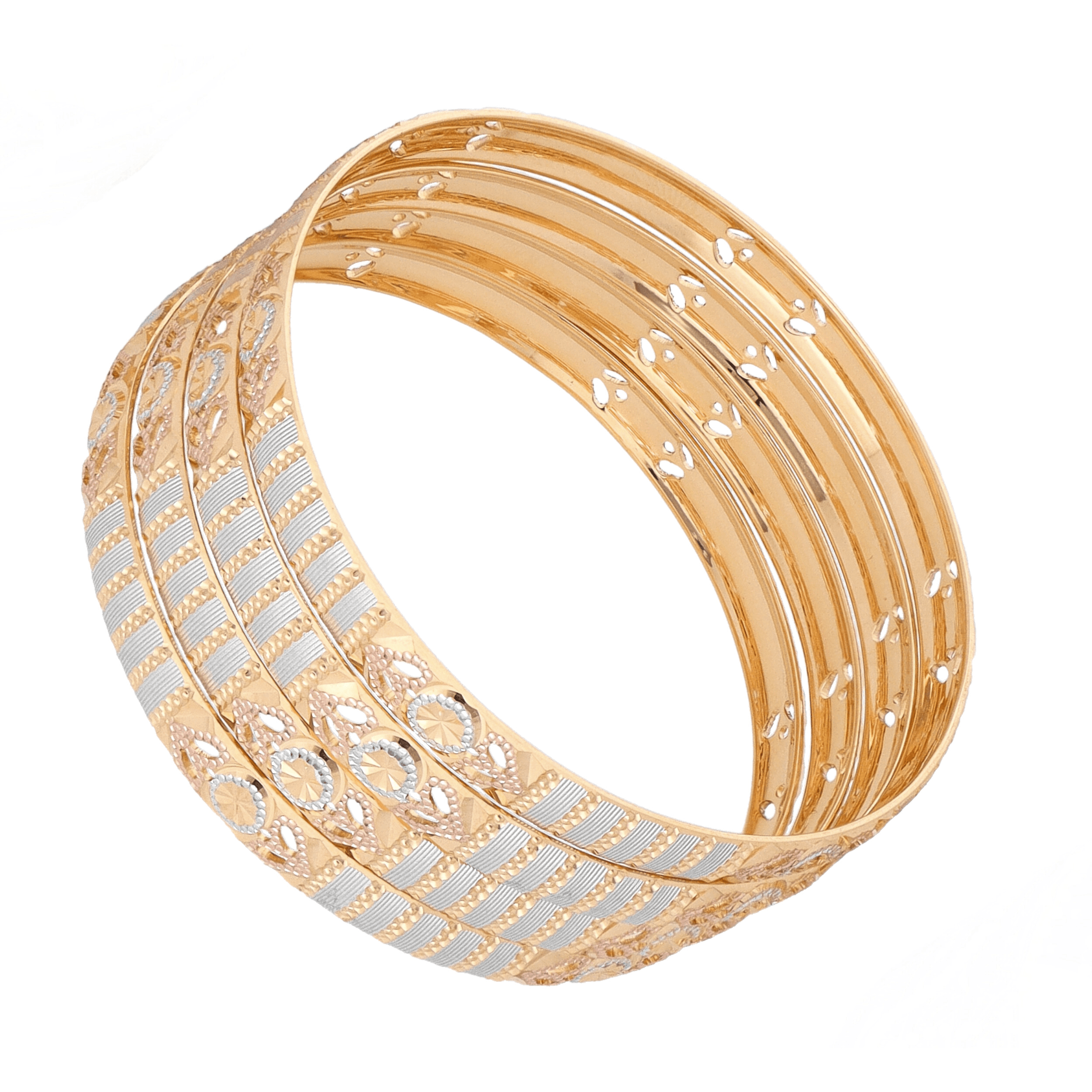 Machine Made Gold Bangles