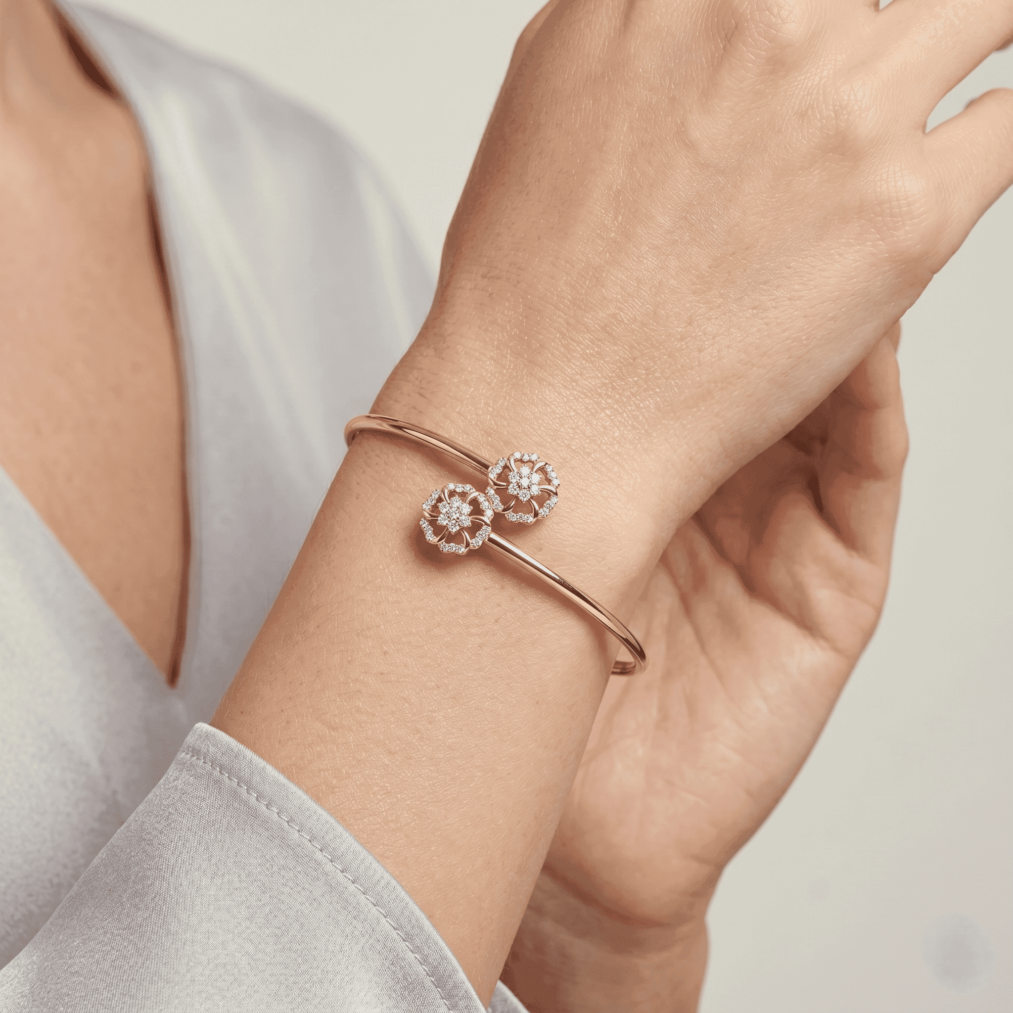 Gold D Bracelet