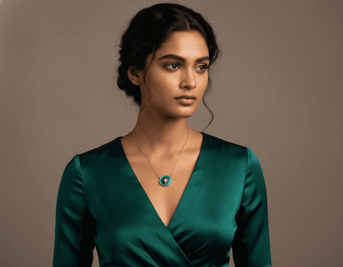 Gold D Pendant