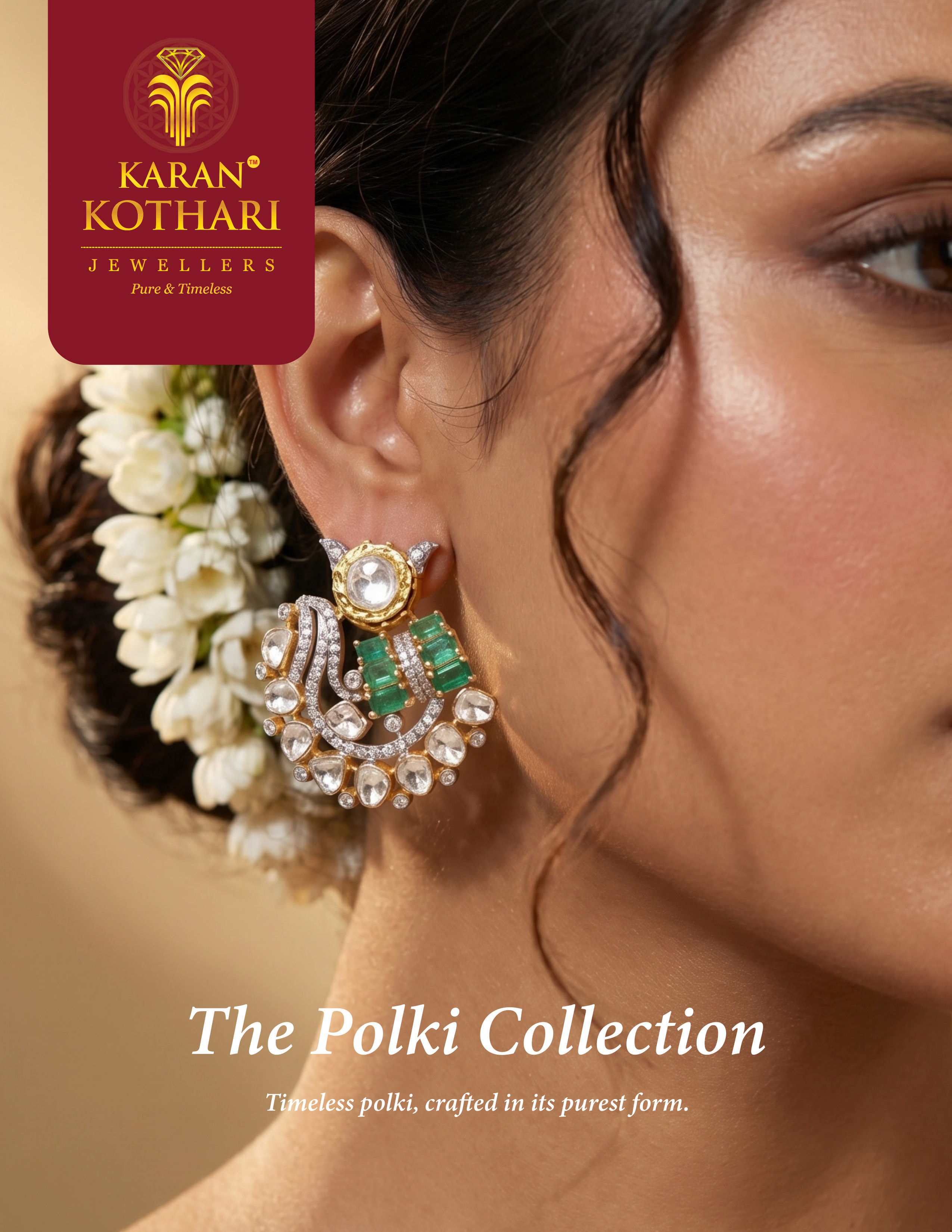 Polki jewellery collection at Karan Kothari Jewellers